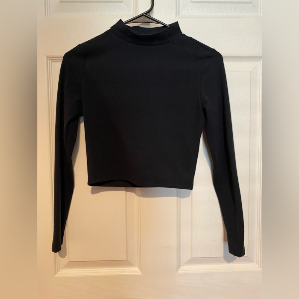 Black Long Sleeve Women's Top